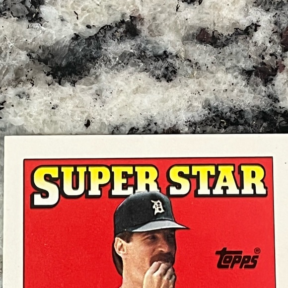 1988 Topps Super Star sticker back Mark McGwire and Jack Morris both with errors - Picture 10 of 12